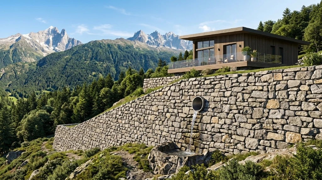 Mur de soutènement en montagne : tout comprendre avant de bâtir sur un terrain en pente en Savoie