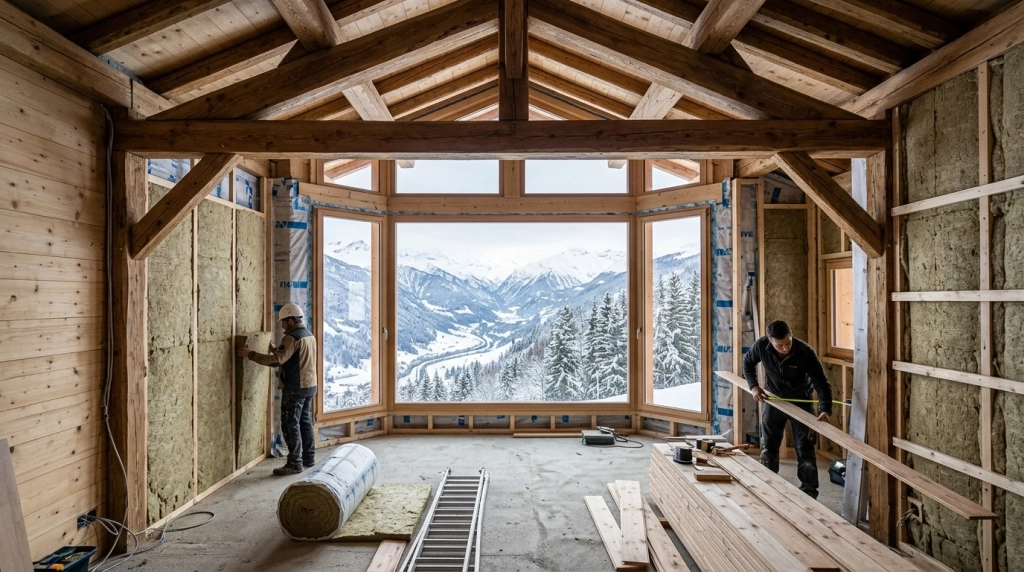 Rénovation énergétique d’un chalet en altitude : isoler, chauffer et valoriser son bien en Savoie